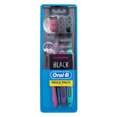 Oral-B Allrounder Black Medium Zahnbürste Set