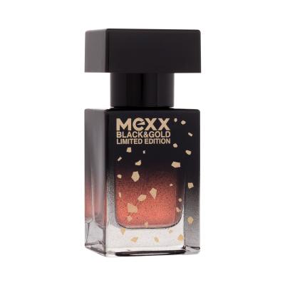 Mexx Black &amp; Gold Limited Edition Eau de Toilette für Frauen 15 ml