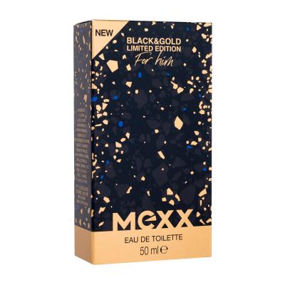 Mexx Black &amp; Gold Limited Edition Eau de Toilette für Herren 50 ml