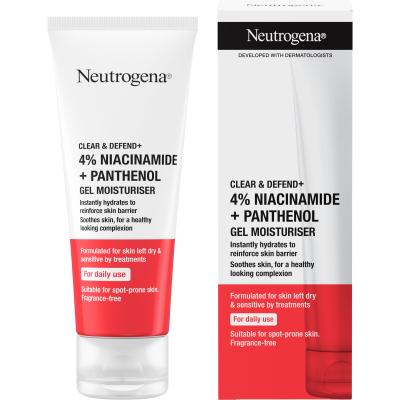 Neutrogena Clear &amp; Defend+ Gel Moisturiser Gesichtsgel 50 ml