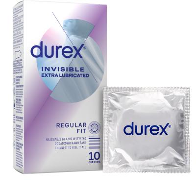 Durex Invisible Extra Lubricated Kondom für Herren Set