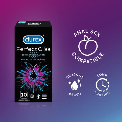 Durex Perfect Gliss Kondom für Herren Set