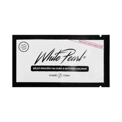 White Pearl PAP Charcoal Whitening Strips Zahnbleaching Set