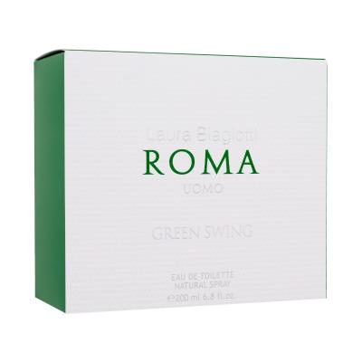 Laura Biagiotti Roma Uomo Green Swing Eau de Toilette für Herren 200 ml