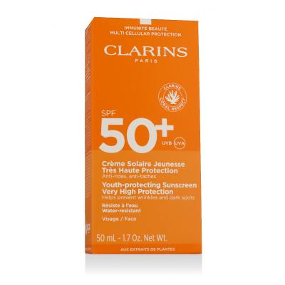 Clarins Sun Care Youth-Protecting Face Sunscreen SPF50+ Sonnenschutz fürs Gesicht für Frauen 50 ml