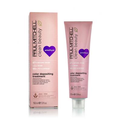 Paul Mitchell Clean Beauty Color Protect Color Depositing Treatment Haarmaske für Frauen 150 ml Farbton  Amethyst