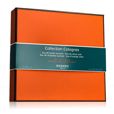 Hermes Colognes Collection Geschenkset EDC Eau de Basilic Pourpre 15 ml + EDC Eau de Citron Noir 15 ml + EDC Eau de Rhubarbe Écarlate 15 ml + EDC Eau D'Orange Verte 15 ml