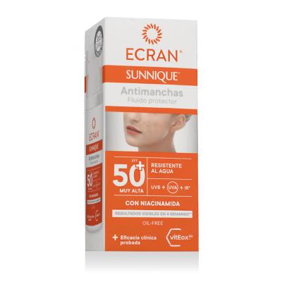 Ecran Sunnique Anti-Dark Spots Protective Fluid SPF50+ Sonnenschutz fürs Gesicht 50 ml