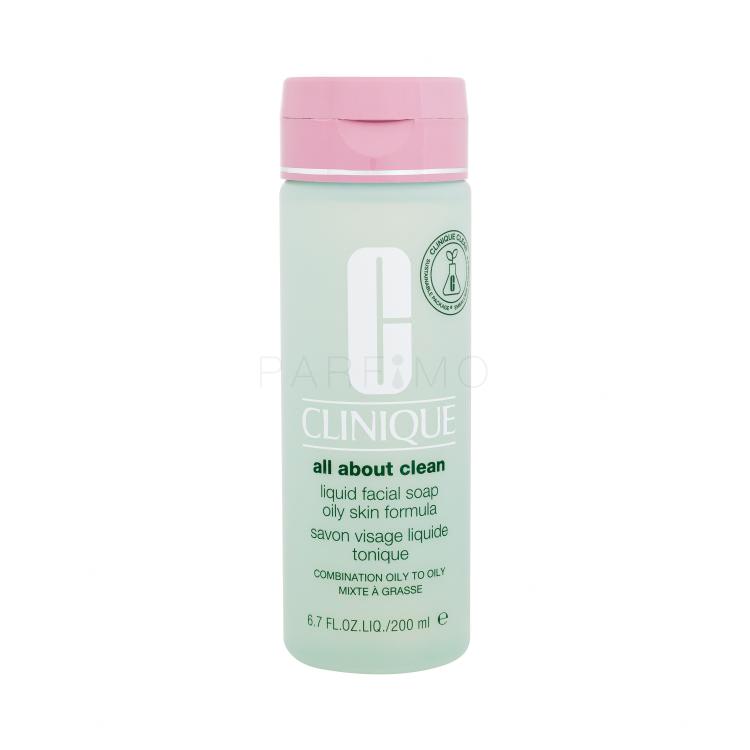 Clinique All About Clean Liquid Facial Soap Oily Skin Formula Reinigungsseife für Frauen 200 ml