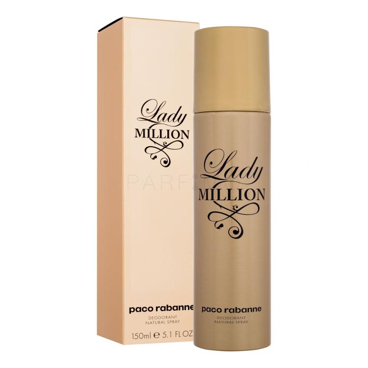 Paco Rabanne Lady Million Deodorant für Frauen 150 ml