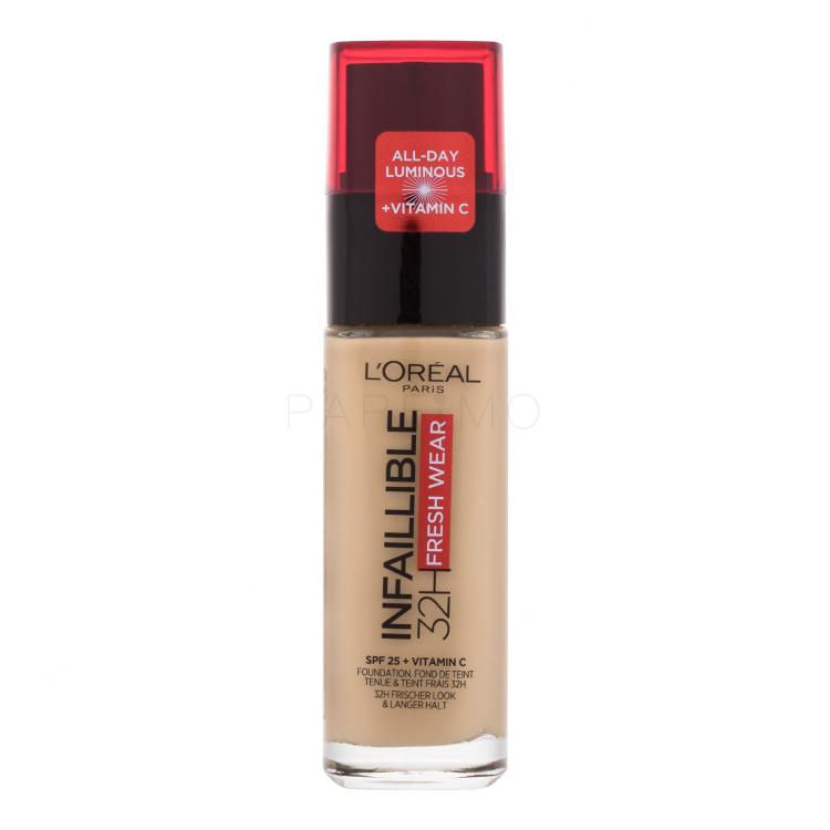 L&#039;Oréal Paris Infaillible 32H Fresh Wear SPF25 Foundation für Frauen 30 ml Farbton  140