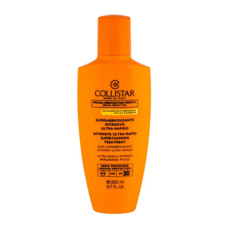 Collistar Special Perfect Tan Intensive Ultra-Rapid Supertanning SPF20 Sonnenschutz für Frauen 200 ml