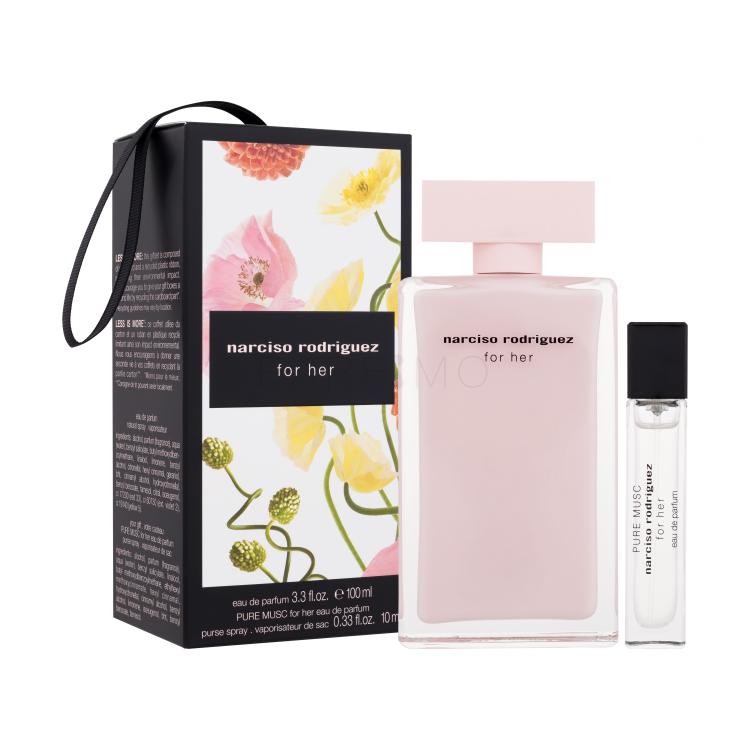 Narciso Rodriguez For Her Geschenkset Edp 100 ml + Edp Pure Musc 10 ml