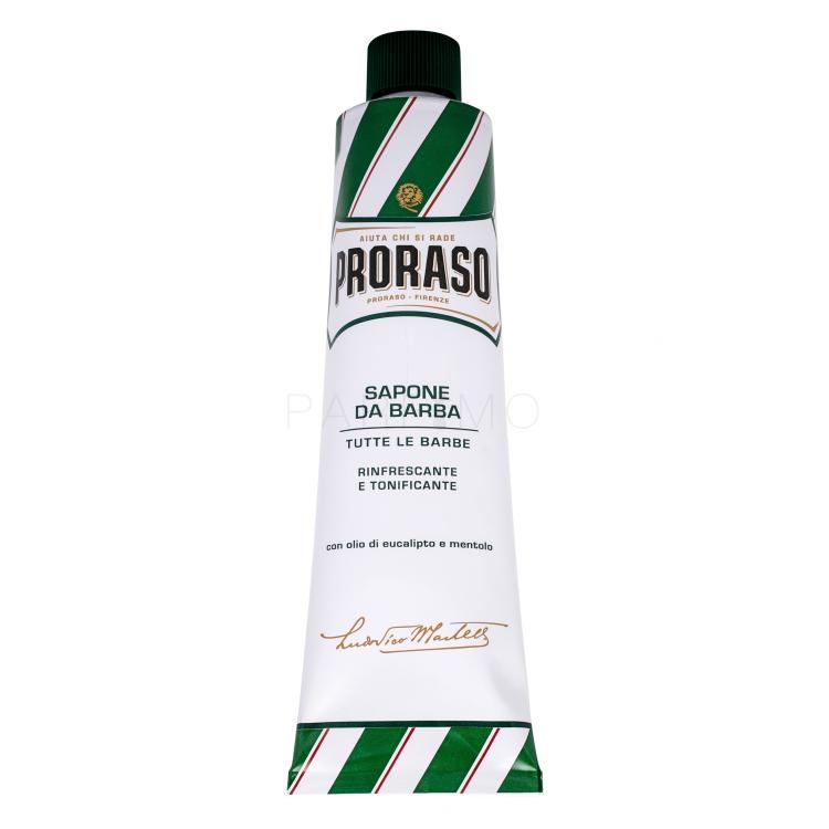 PRORASO Green Shaving Soap In A Tube Rasierschaum für Herren 150 ml