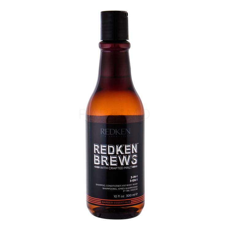 Redken Brews 3-In-1 Shampoo für Herren 300 ml