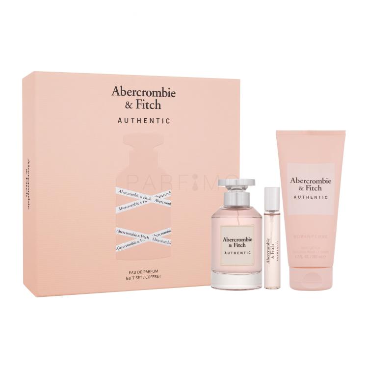 Abercrombie &amp; Fitch Authentic Geschenkset Edp 100 ml + Edp 15 ml + Körpermilch 200 ml