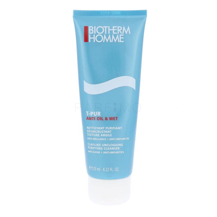 Biotherm Homme T-PUR Anti Oil &amp; Shine Reinigungsgel für Herren 125 ml