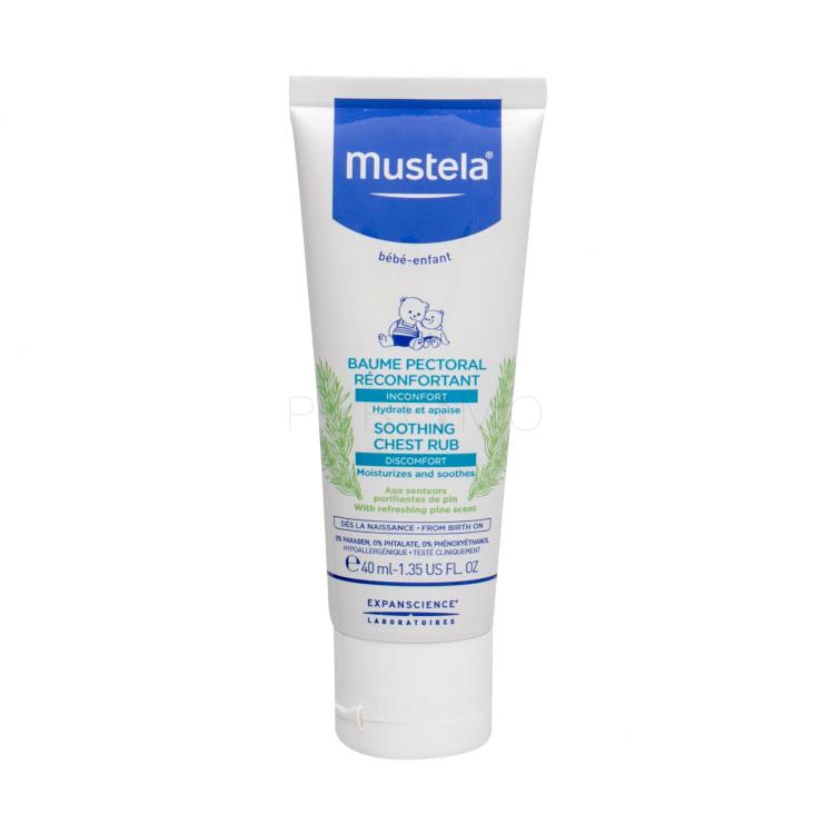 Mustela Bébé Soothing Chest Rub Körperbalsam für Kinder 40 ml