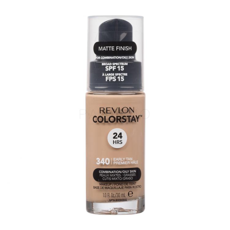 Revlon Colorstay Combination Oily Skin SPF15 Foundation für Frauen 30 ml Farbton  340 Early Tan
