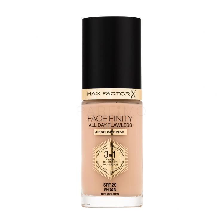 Max Factor Facefinity All Day Flawless SPF20 Foundation für Frauen 30 ml Farbton  N75 Golden