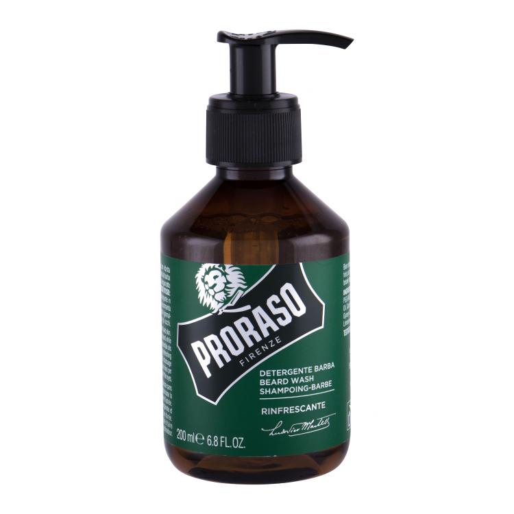 PRORASO Eucalyptus Beard Wash Bartshampoo für Herren 200 ml