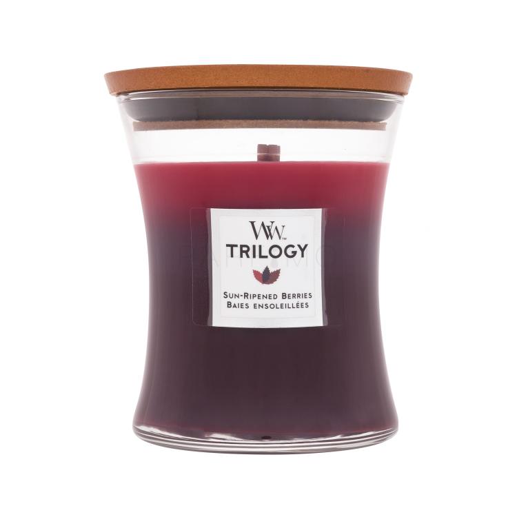 WoodWick Trilogy Sun Ripened Berries Duftkerze 275 g