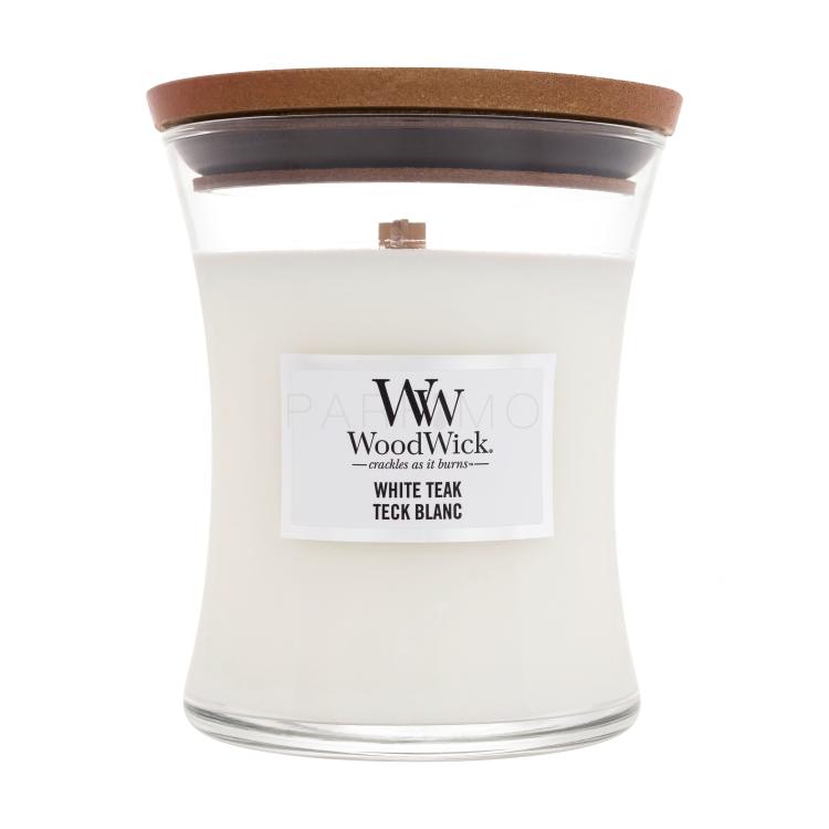 WoodWick White Teak Duftkerze 275 g