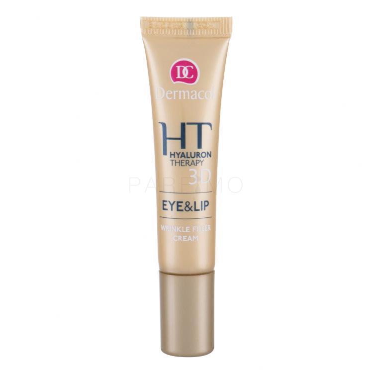 Dermacol 3D Hyaluron Therapy Eye&amp;Lip Wrinkle Filler Cream Augencreme für Frauen 15 ml
