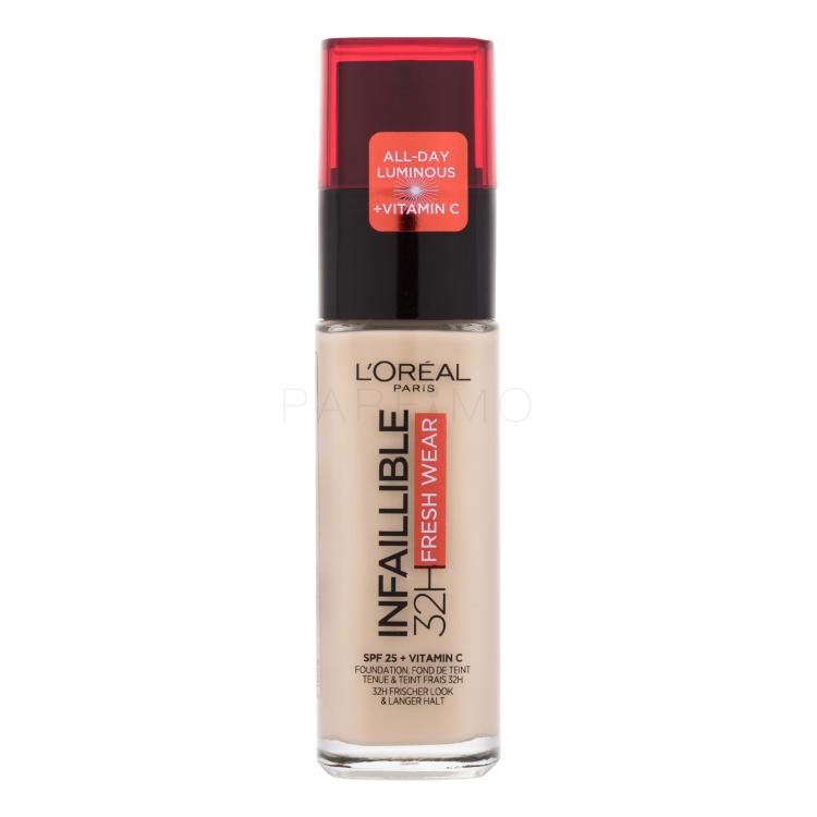 L&#039;Oréal Paris Infaillible 32H Fresh Wear SPF25 Foundation für Frauen 30 ml Farbton  15