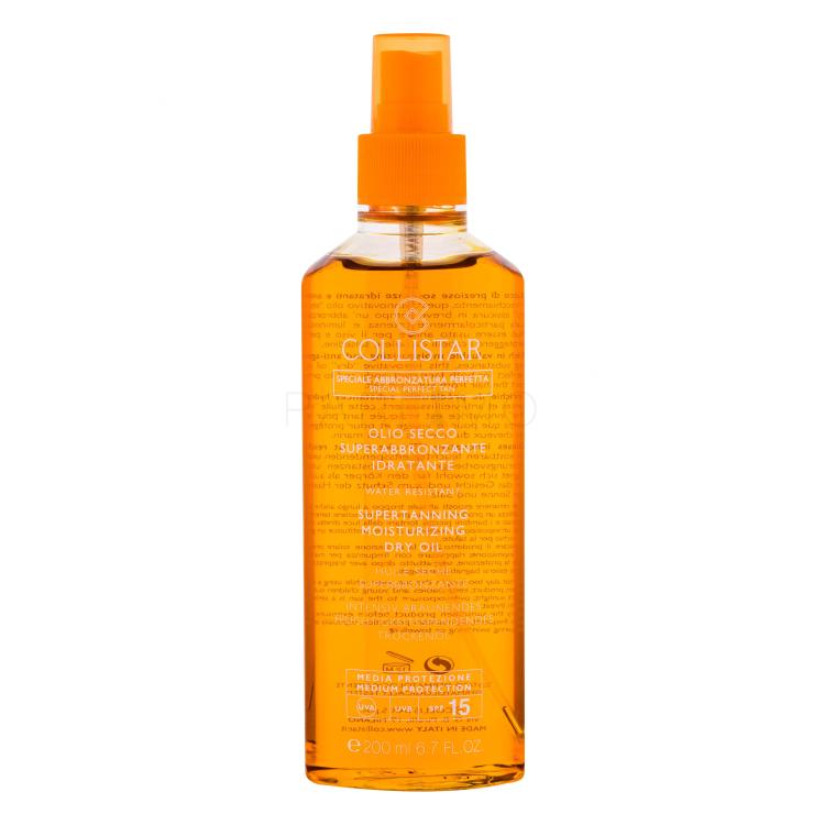 Collistar Special Perfect Tan Supertanning Moisturizing Dry Oil SPF15 Sonnenschutz für Frauen 200 ml