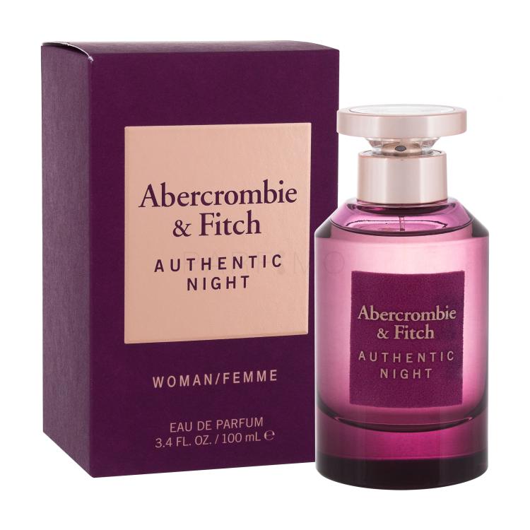 Abercrombie &amp; Fitch Authentic Night Eau de Parfum für Frauen 100 ml