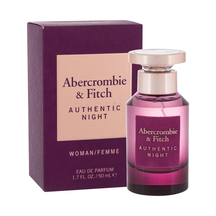 Abercrombie &amp; Fitch Authentic Night Eau de Parfum für Frauen 50 ml