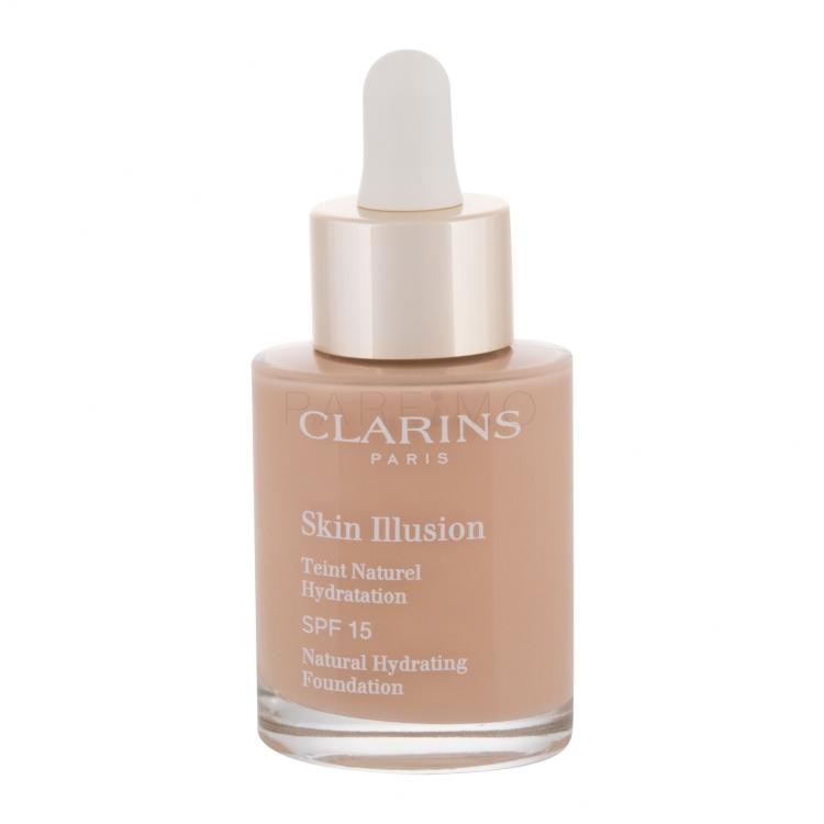 Clarins Skin Illusion Natural Hydrating SPF15 Foundation für Frauen 30 ml Farbton  107 Beige