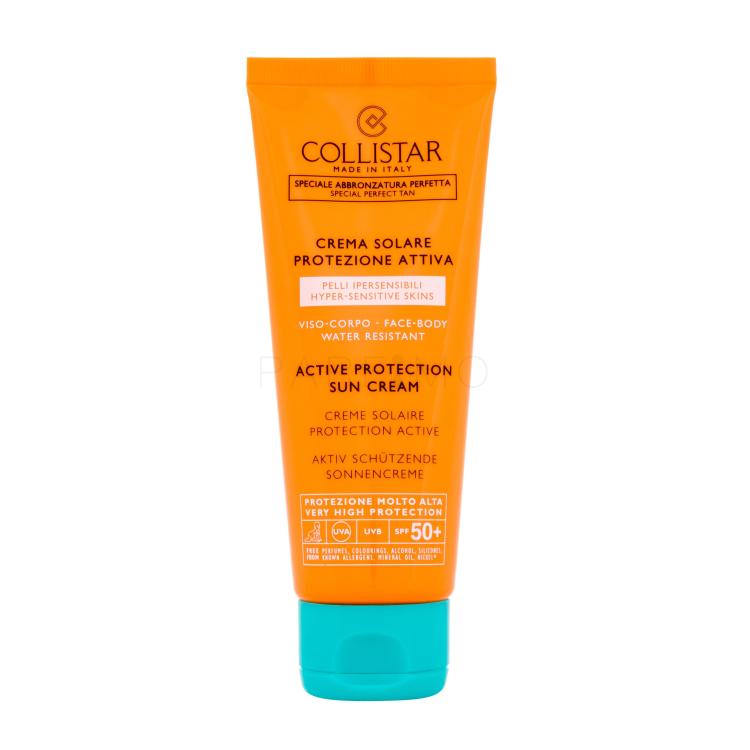 Collistar Special Perfect Tan Active Protection Sun Cream SPF50+ Sonnenschutz 100 ml