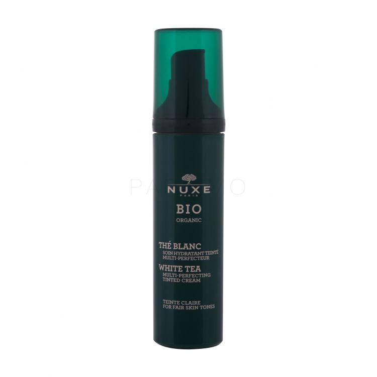 NUXE Bio Organic White Tea Tinted Cream Fair Skin Tones Tagescreme für Frauen 50 ml Farbton  Claire