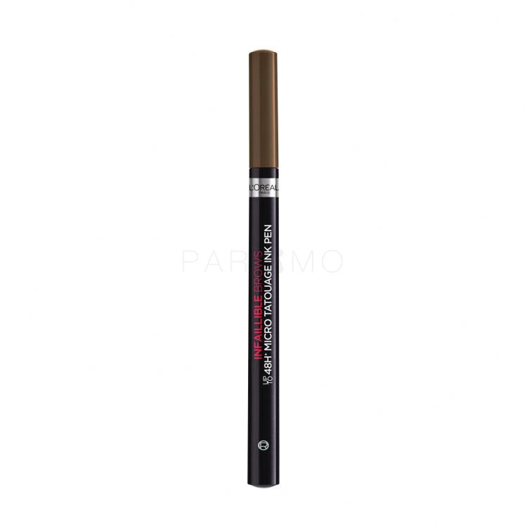 L&#039;Oréal Paris Infaillible Brows 48H Micro Tatouage Ink Pen Augenbrauenstift für Frauen 1 g Farbton  3.0 Brunette