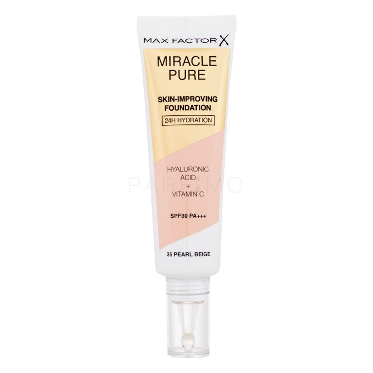 Max Factor Miracle Pure Skin-Improving Foundation SPF30 Foundation für Frauen 30 ml Farbton  35 Pearl Beige