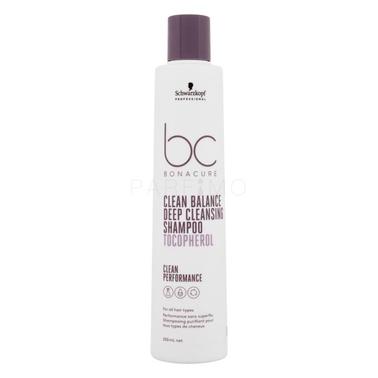 Schwarzkopf Professional BC Bonacure Clean Balance Tocopherol Shampoo Shampoo für Frauen 250 ml