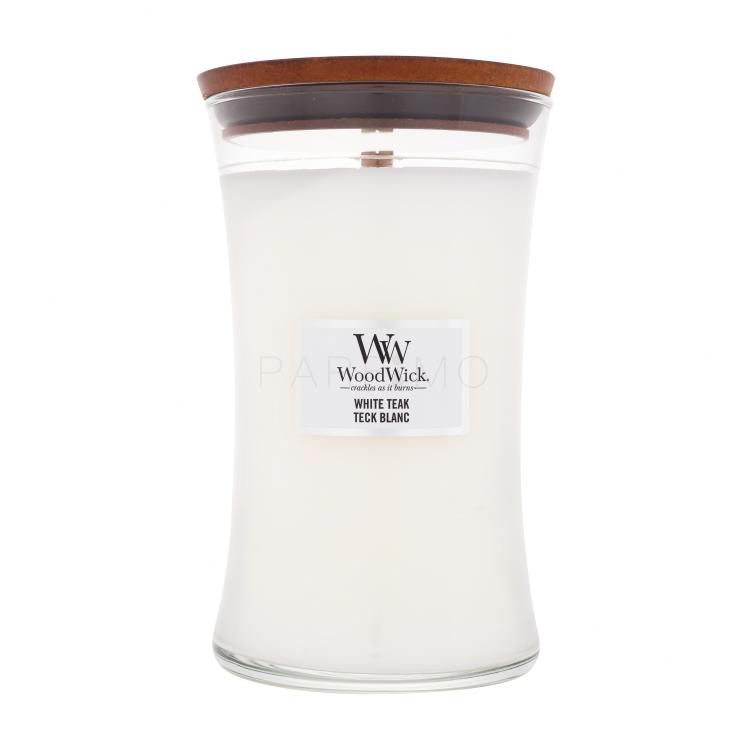 WoodWick White Teak Duftkerze 610 g