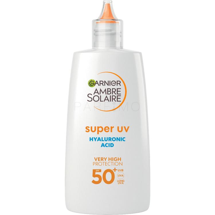 Garnier Ambre Solaire Super UV Hyaluronic Acid SPF50+ Sonnenschutz fürs Gesicht 40 ml