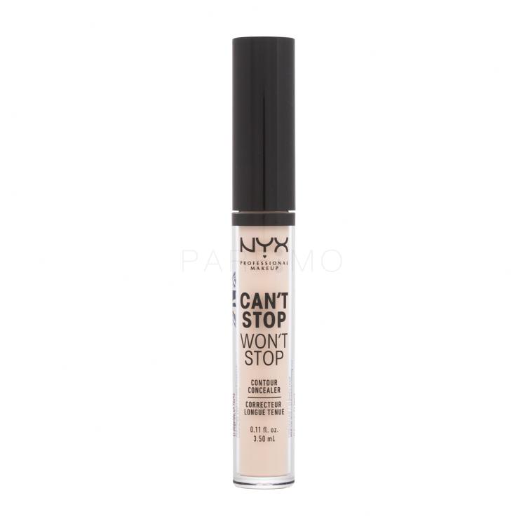 NYX Professional Makeup Can&#039;t Stop Won&#039;t Stop Contour Concealer Concealer für Frauen 3,5 ml Farbton  06 Vanilla