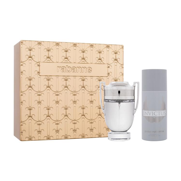 Paco Rabanne Invictus Geschenkset Eau de Toilette 100 ml + Deodorant 150 ml