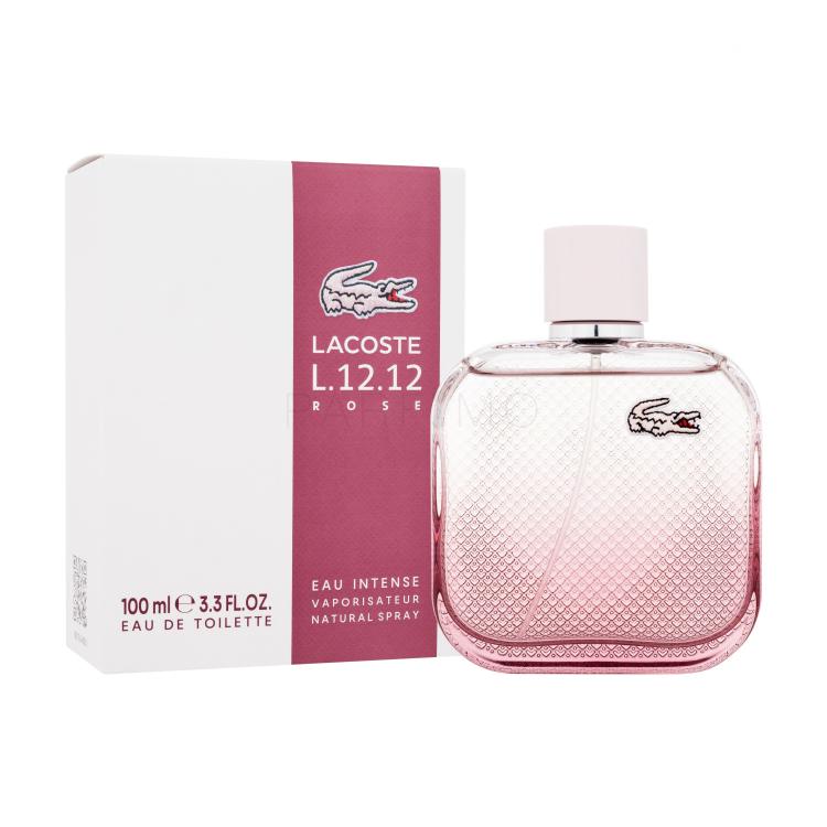 Lacoste L.12.12 Rose Eau Intense Eau de Toilette für Frauen 100 ml