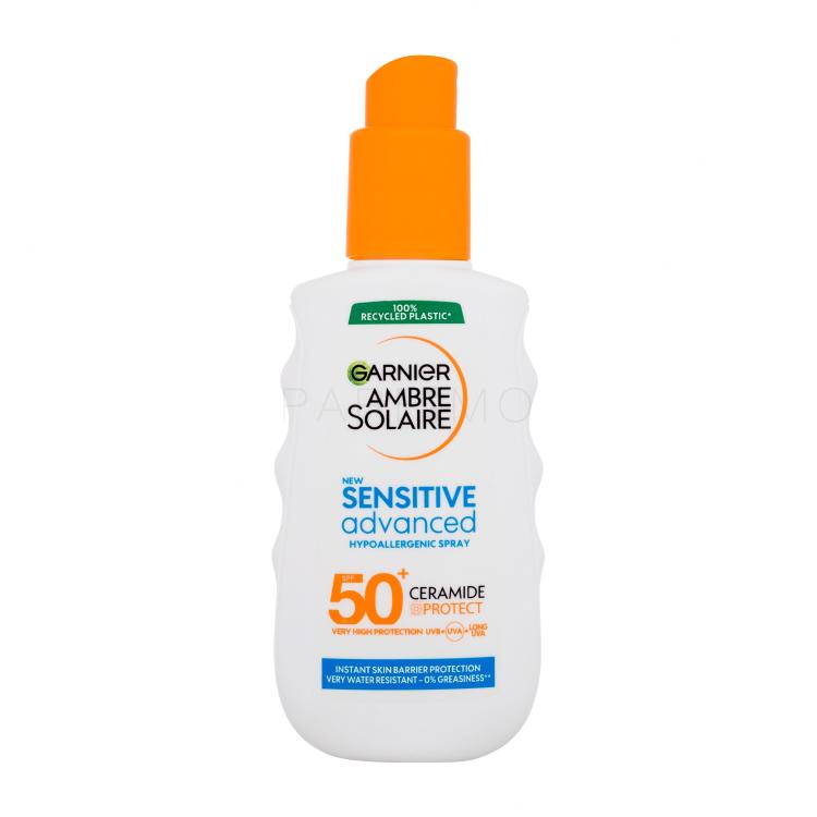 Garnier Ambre Solaire Sensitive Advanced Hypoallergenic Spray SPF50+ Sonnenschutz 150 ml