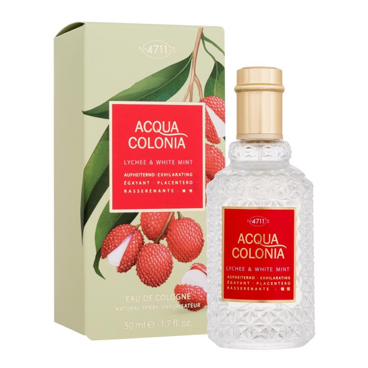 4711 Acqua Colonia Lychee &amp; White Mint Eau de Cologne 50 ml