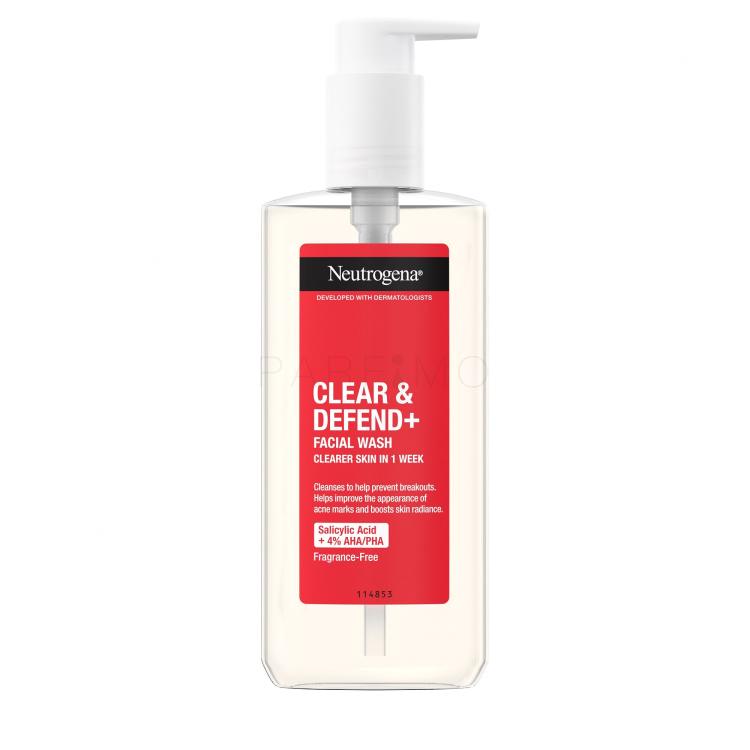 Neutrogena Clear &amp; Defend+ Facial Wash Reinigungsgel 200 ml