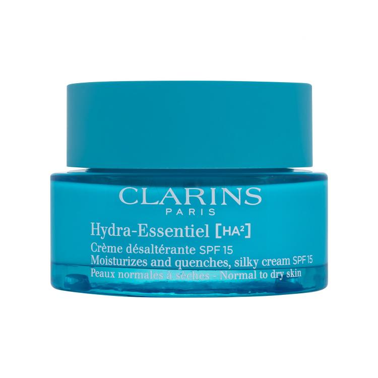 Clarins Hydra-Essentiel [HA²] Silky Cream SPF15 Tagescreme für Frauen 50 ml