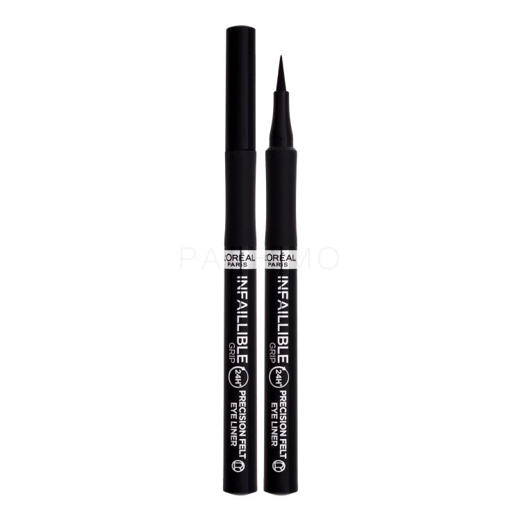 L&#039;Oréal Paris Infaillible Grip 24H Precision Felt Eyeliner Eyeliner für Frauen 1 ml Farbton  01 Black