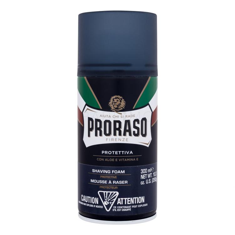 PRORASO Blue Shaving Foam Rasierschaum für Herren 300 ml