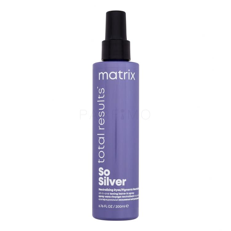 Matrix So Silver All-In-One Toning Leave-In Spray Pflege ohne Ausspülen für Frauen 200 ml